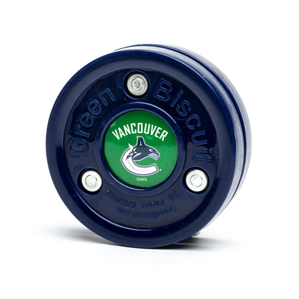 GREEN BISCUIT NHL TRAINING HOCKEY PUCK