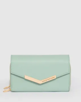 Green Holly Phone Crossbody Bag