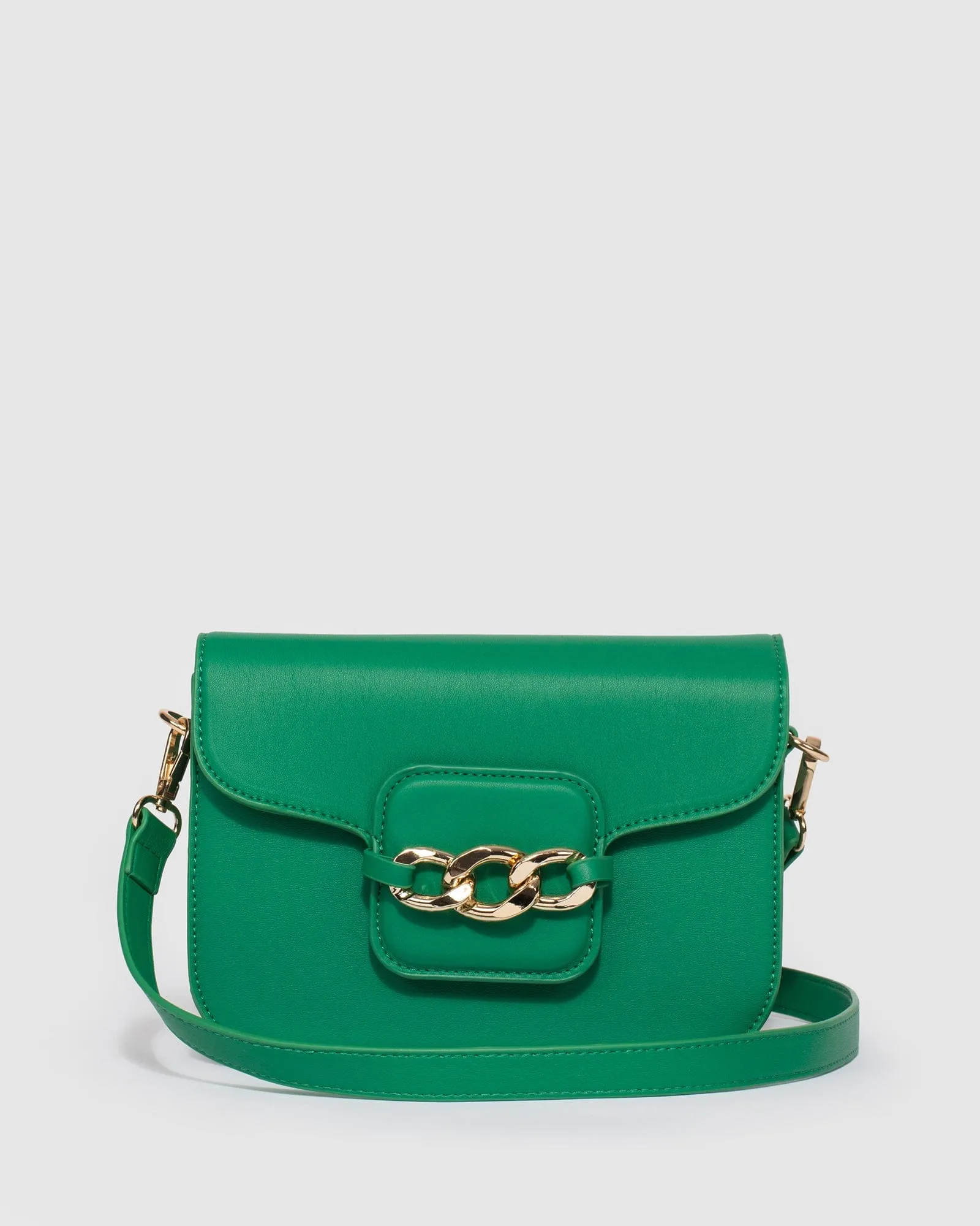 Green Paige Crossbody Bag