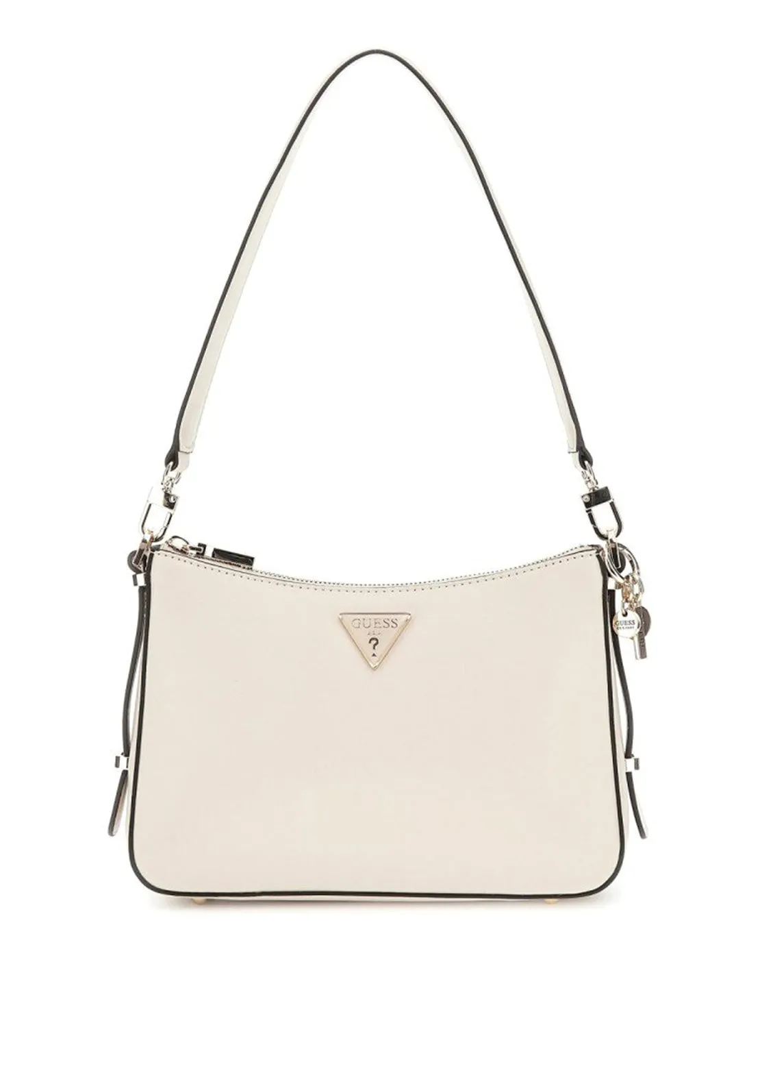 Guess Daryna Top Zip Shoulder Bag, Off White