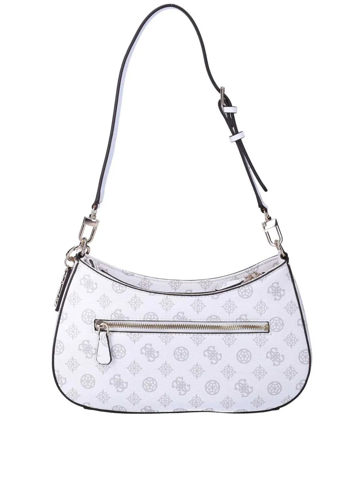 Guess Noelle 4G Logo Shoulder Bag, White