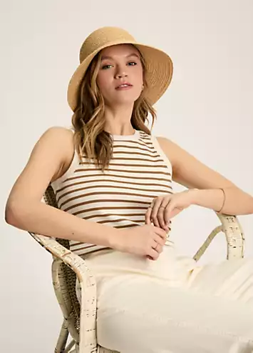 Harbour Stripe Jersey Vest Top by Joules | Look Again