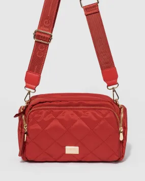 Harper Nylon Orange Crossbody Bag