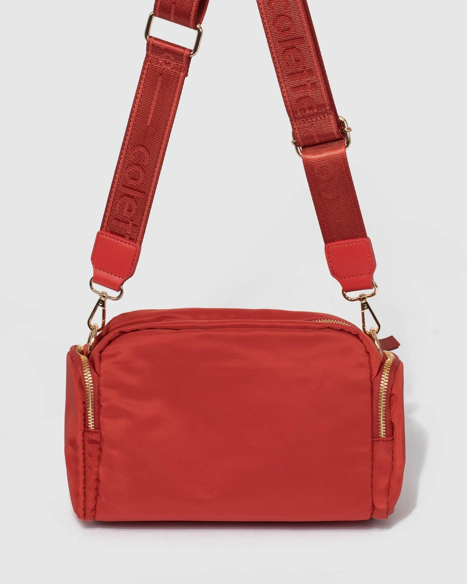 Harper Nylon Orange Crossbody Bag