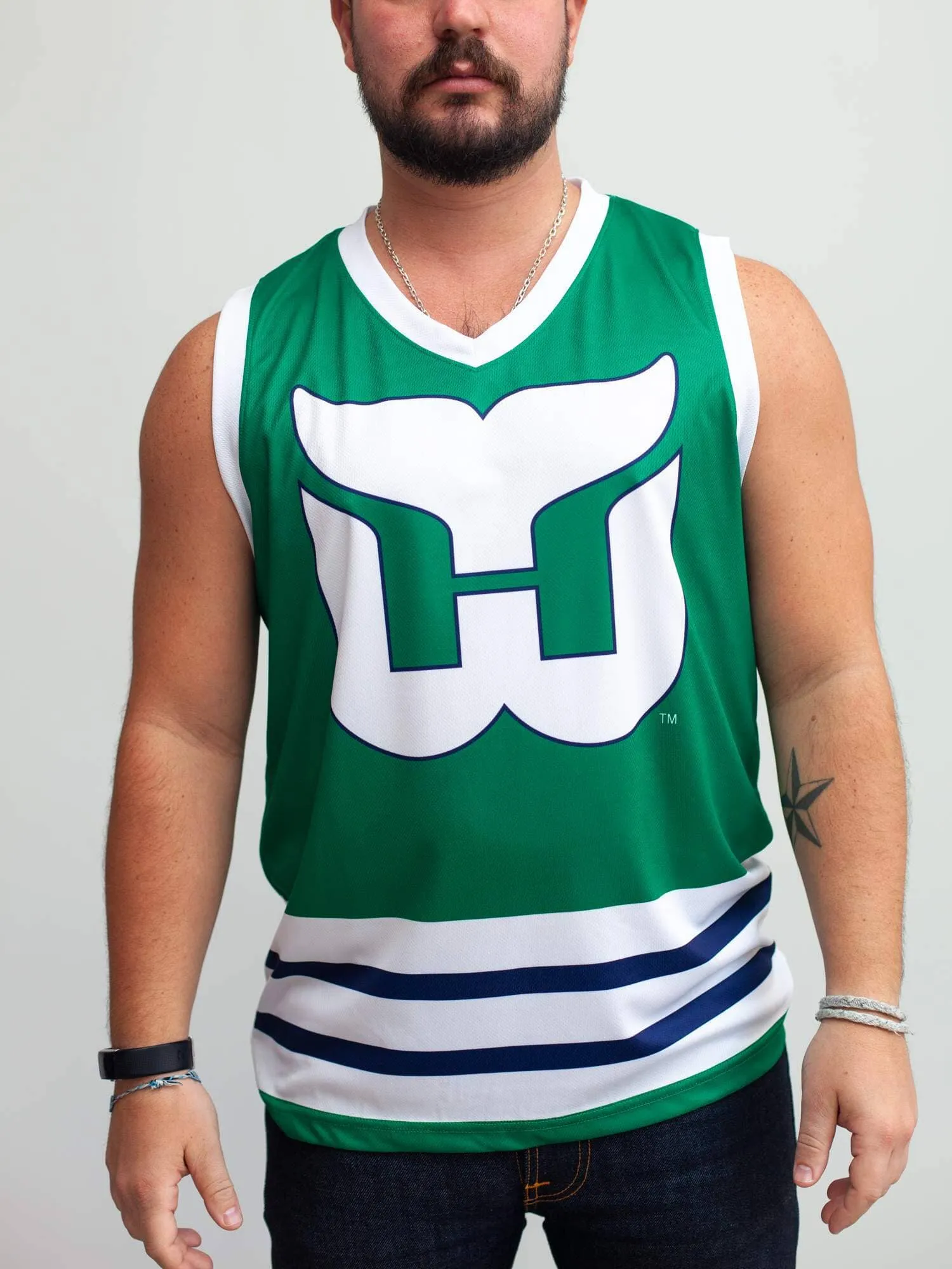 Hartford Whalers Retro Alternate Hockey Tank