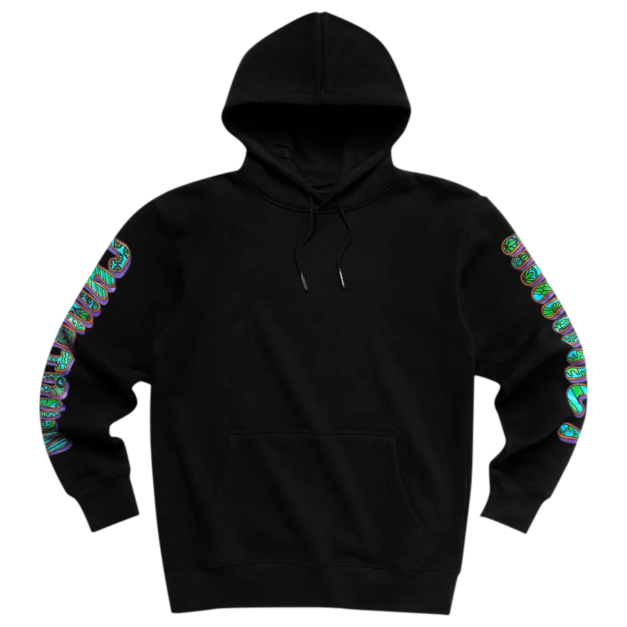 Hippie Hoodie - Black