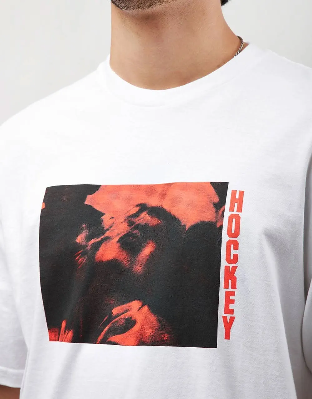 Hockey Broken T-Shirt - White