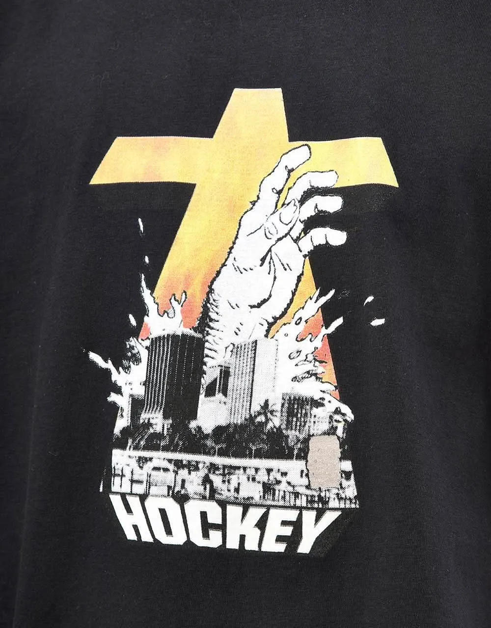 Hockey Drowning T-Shirt - Black