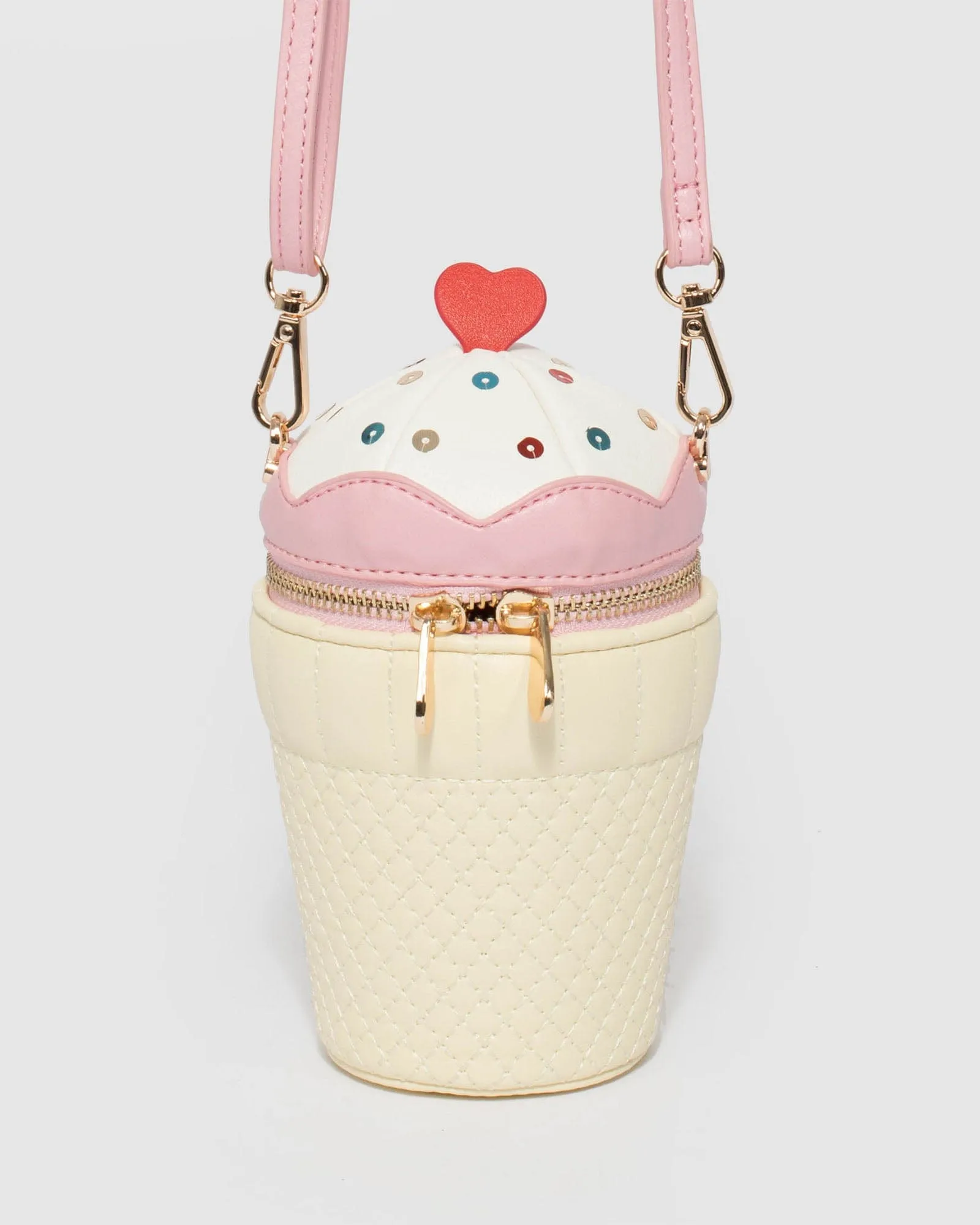 Ice Cream Pink Crossbody Bag