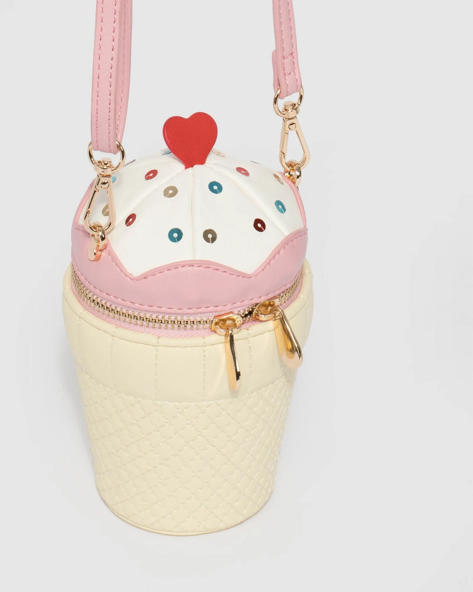 Ice Cream Pink Crossbody Bag