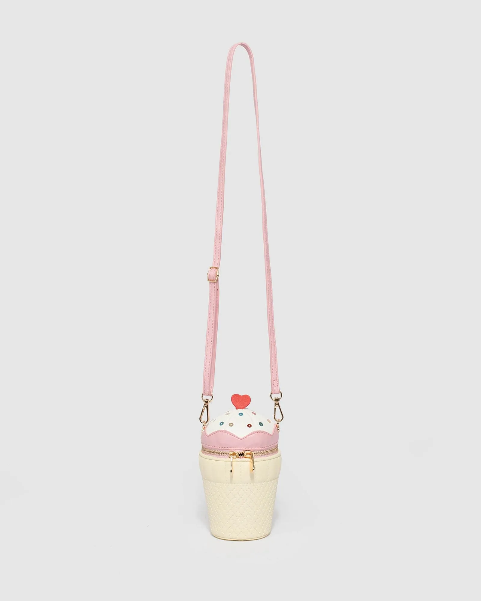 Ice Cream Pink Crossbody Bag