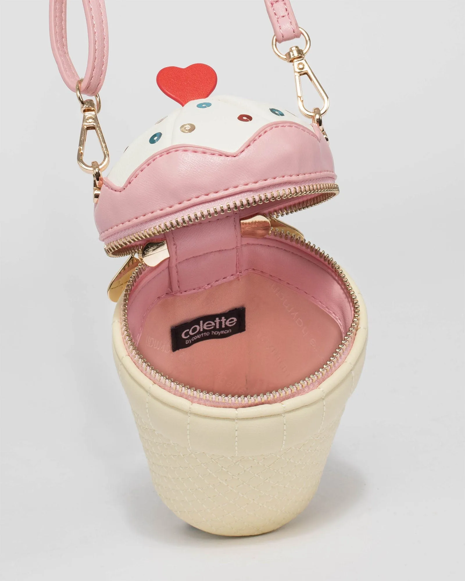 Ice Cream Pink Crossbody Bag