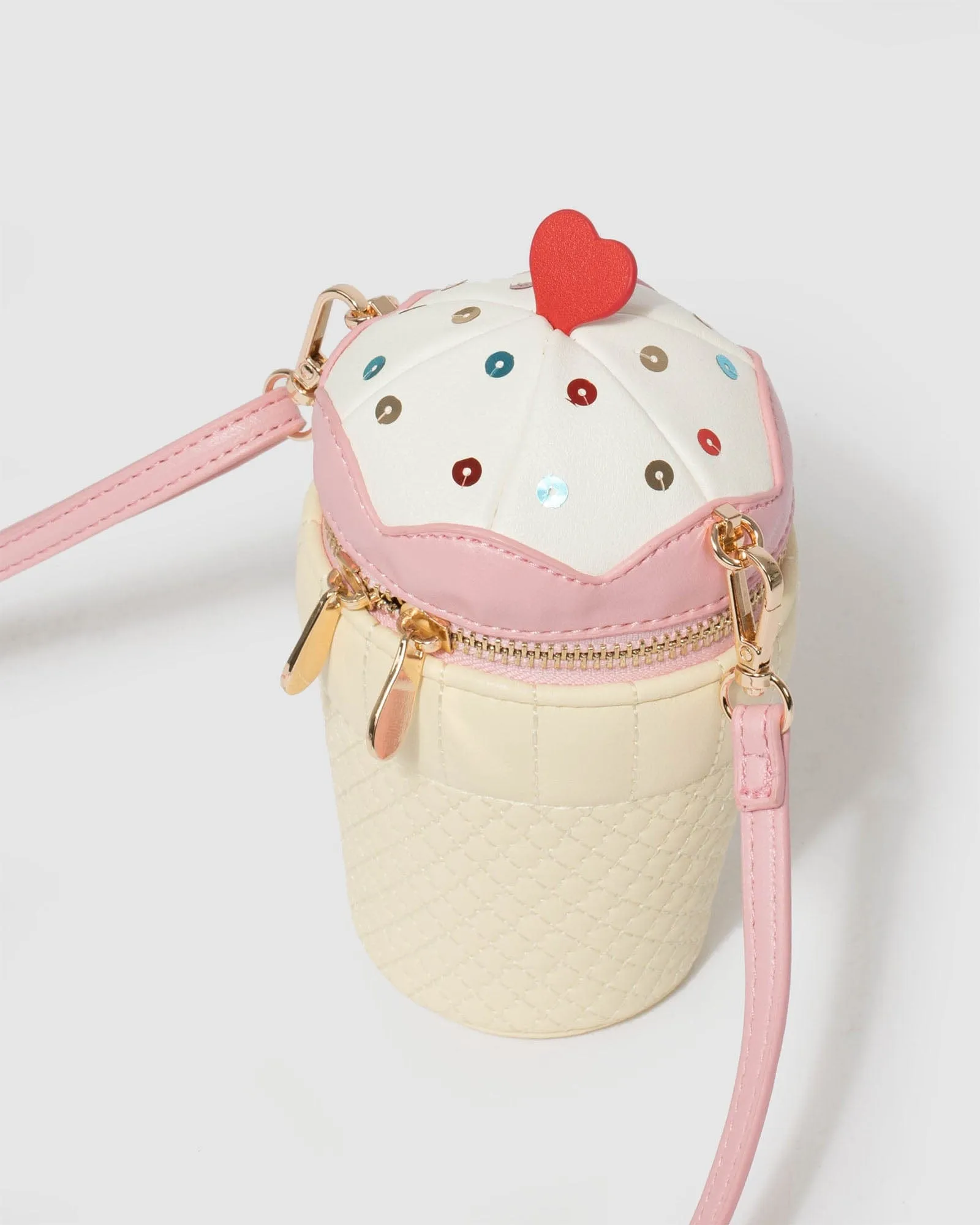 Ice Cream Pink Crossbody Bag