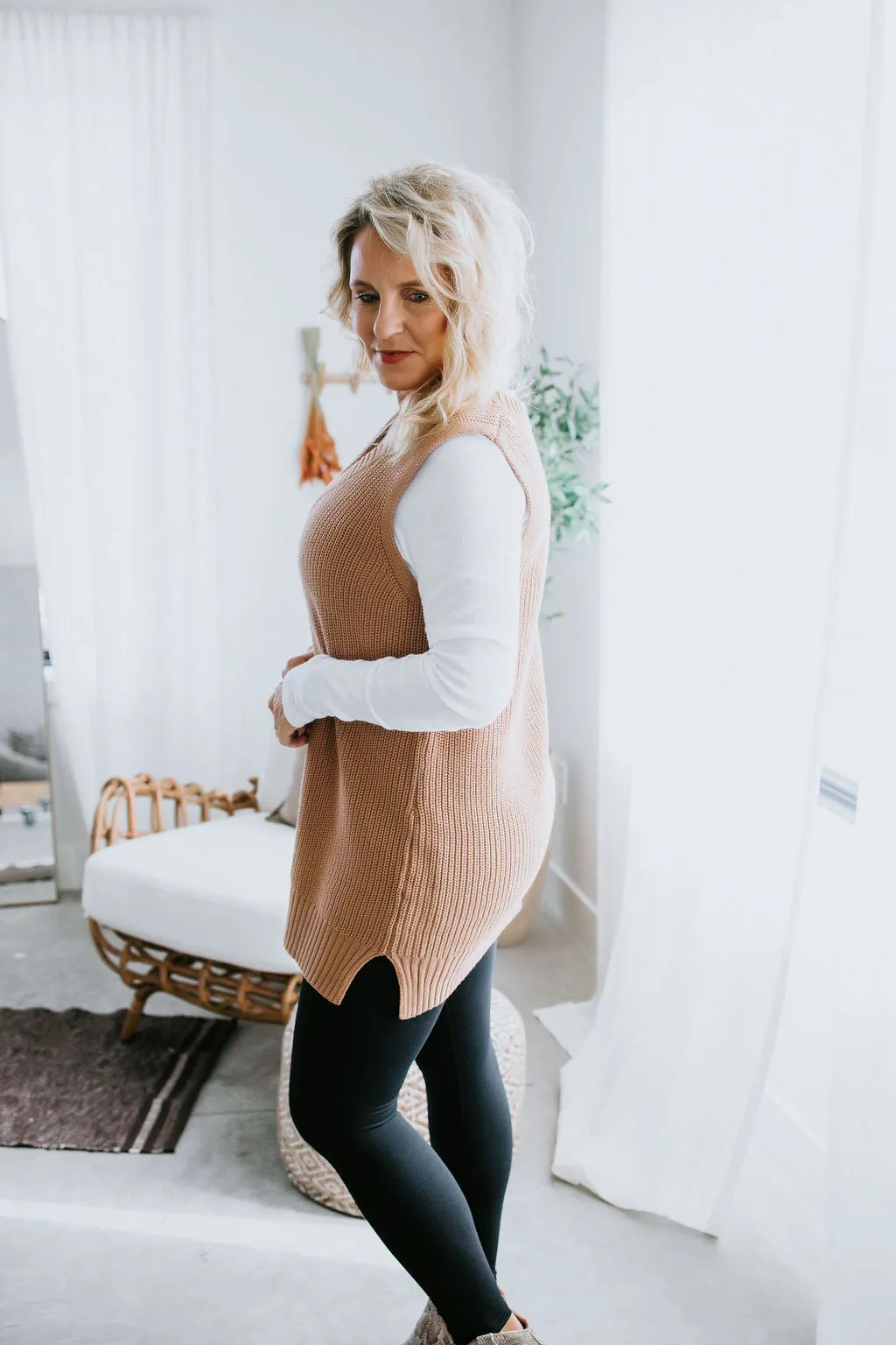 Icon Sweater Vest Dress