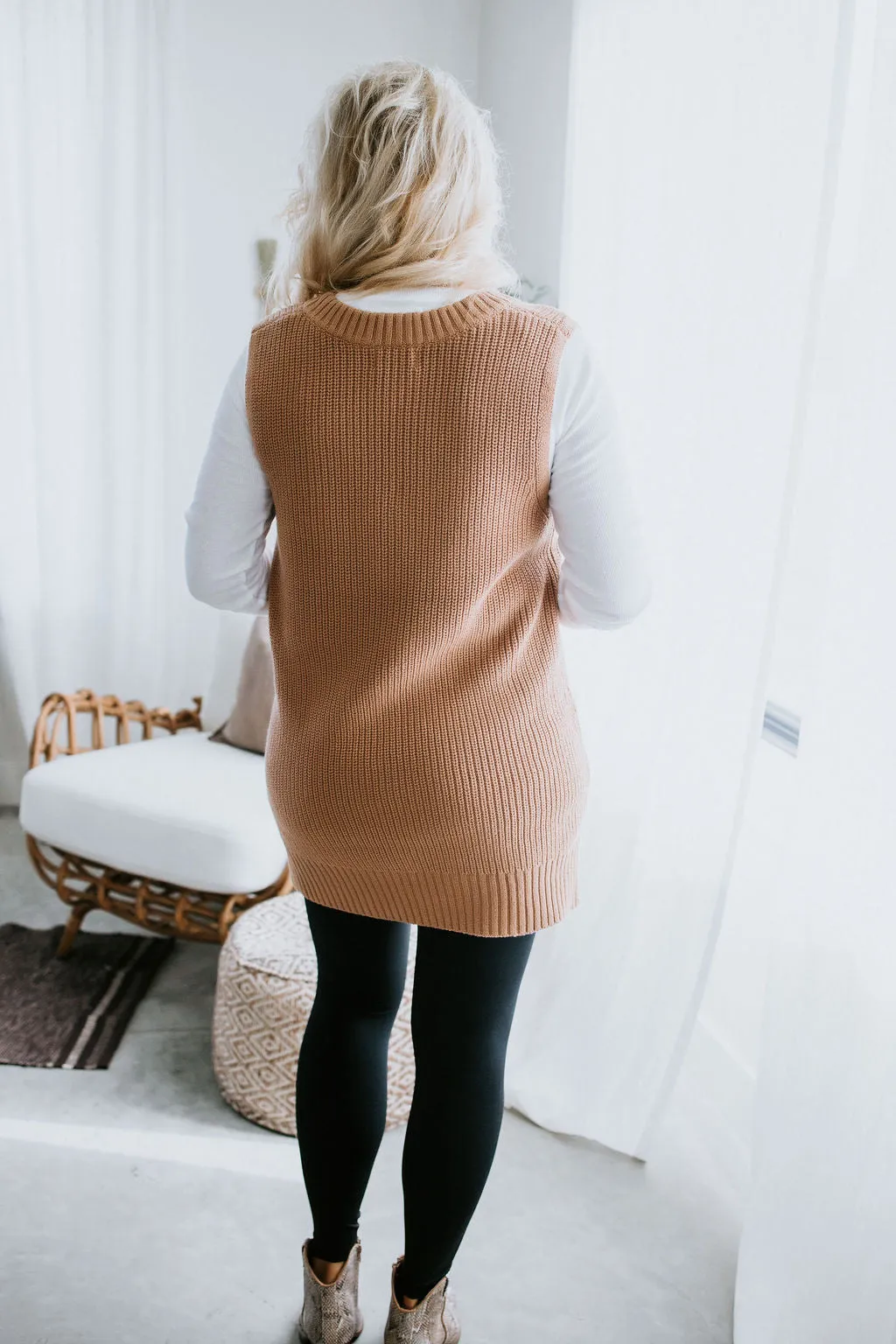 Icon Sweater Vest Dress