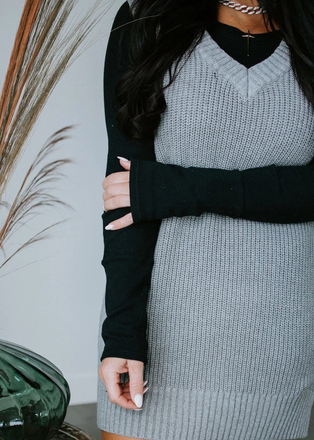 Icon Sweater Vest Dress