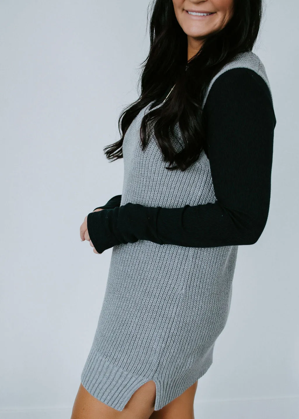 Icon Sweater Vest Dress