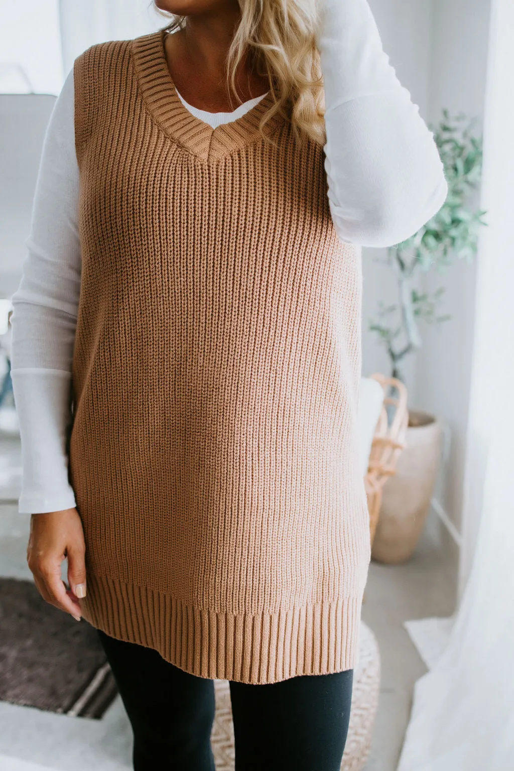 Icon Sweater Vest Dress