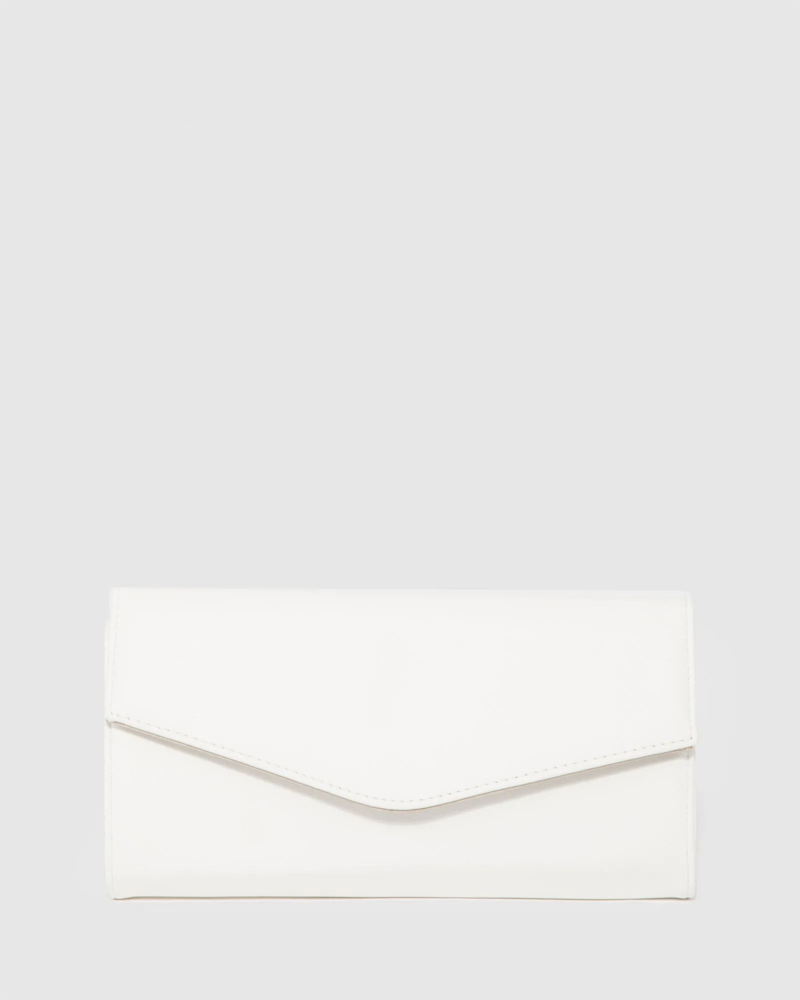 Ivory Breena Envelope Clutch Bag