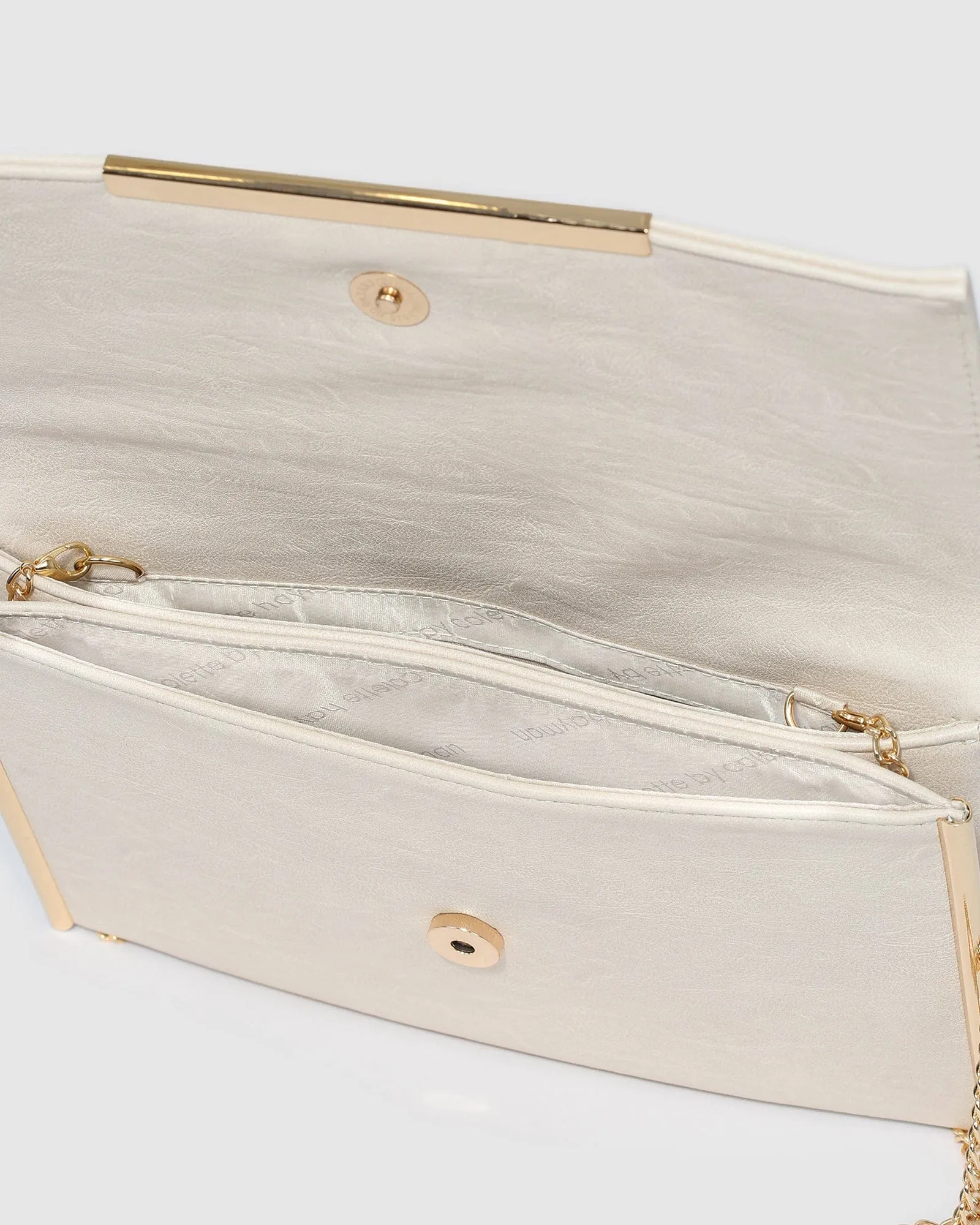 Ivory Brielle Clutch Bag