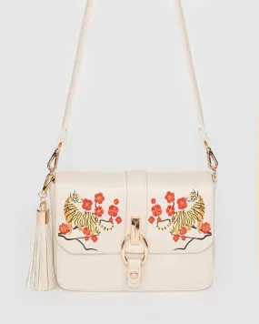 Ivory Elissa Tiger Crossbody Bag