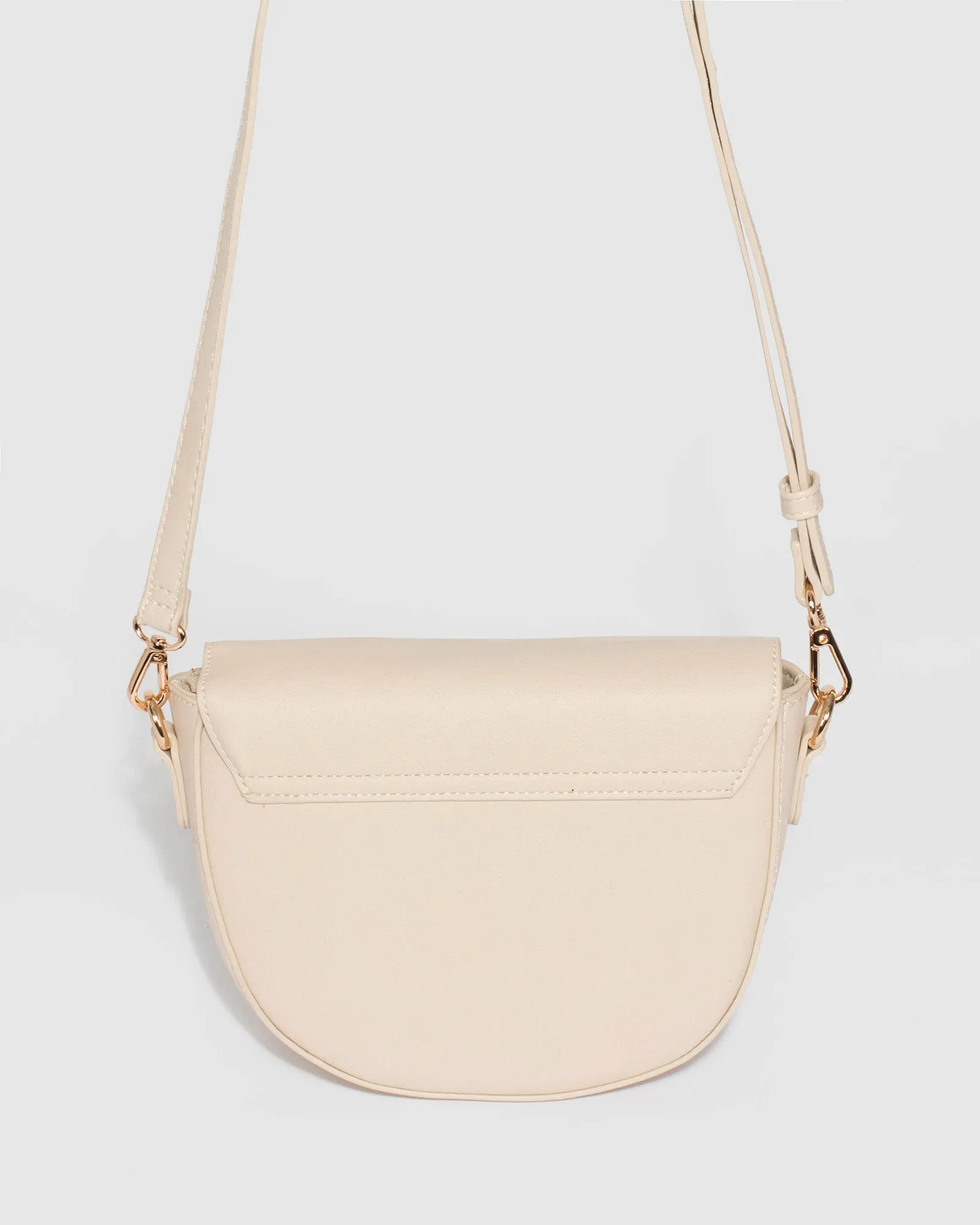 Ivory Leopard Head Crossbody Bag