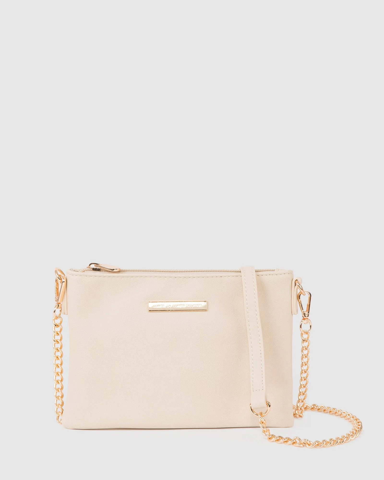 Ivory Peta Wristlet Clutch Bag