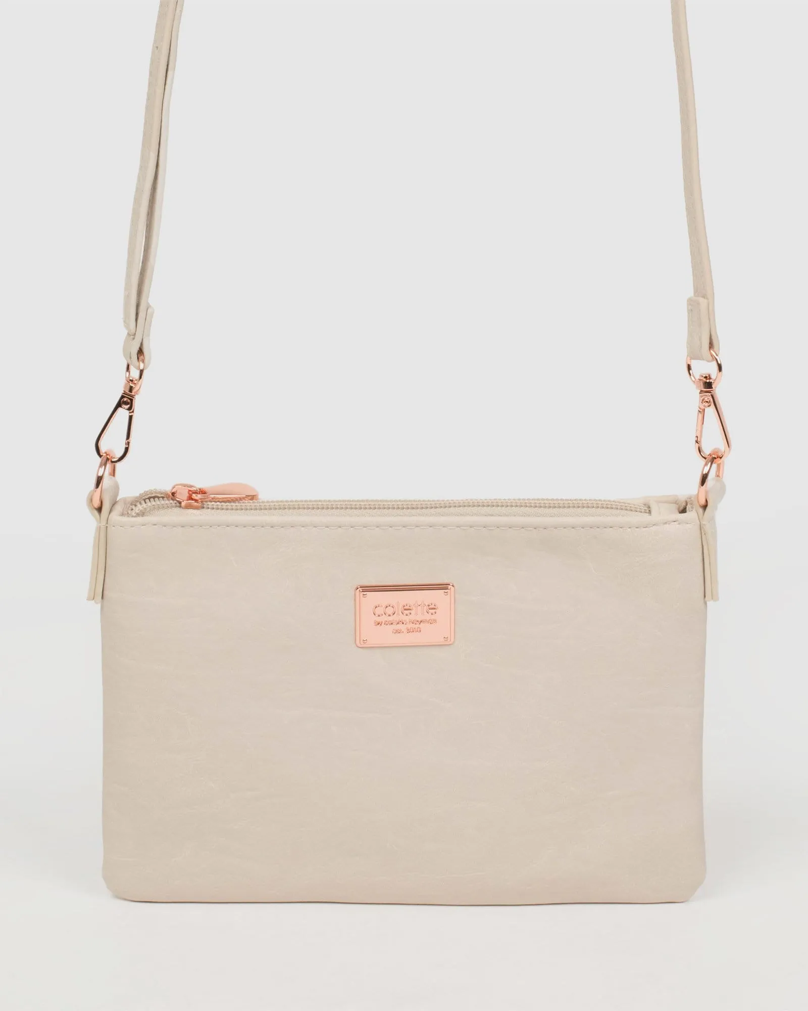 Ivory Strap Crossbody Bag