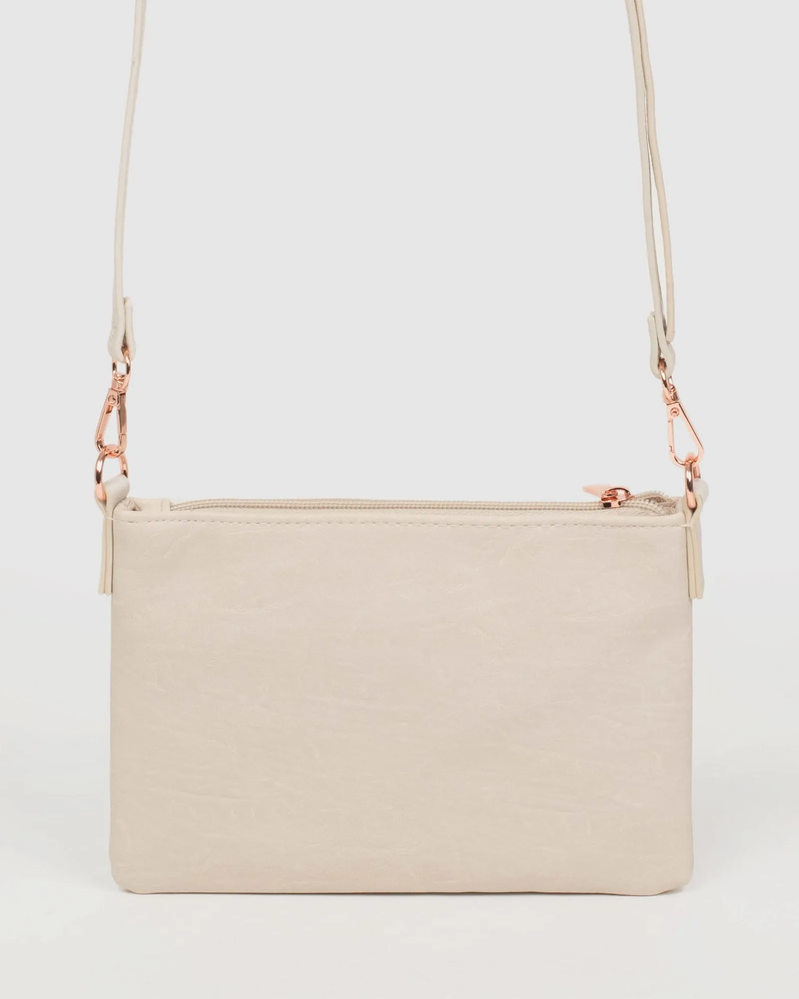 Ivory Strap Crossbody Bag