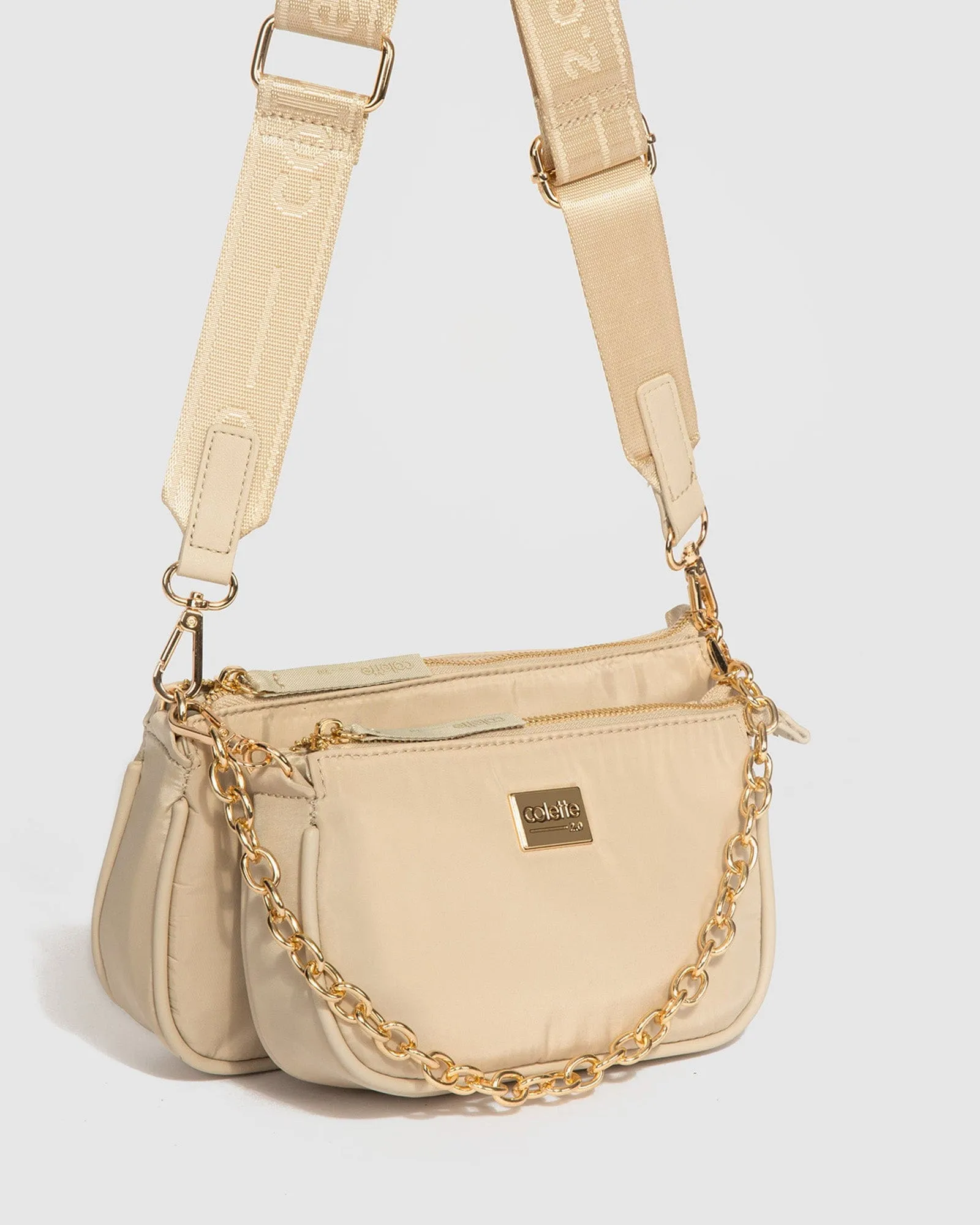 Ivory Vivian Chain Crossbody Bag