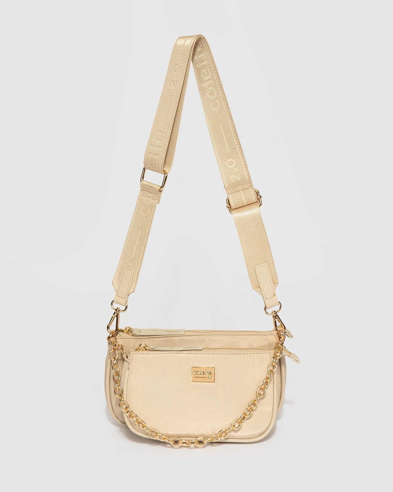 Ivory Vivian Chain Crossbody Bag