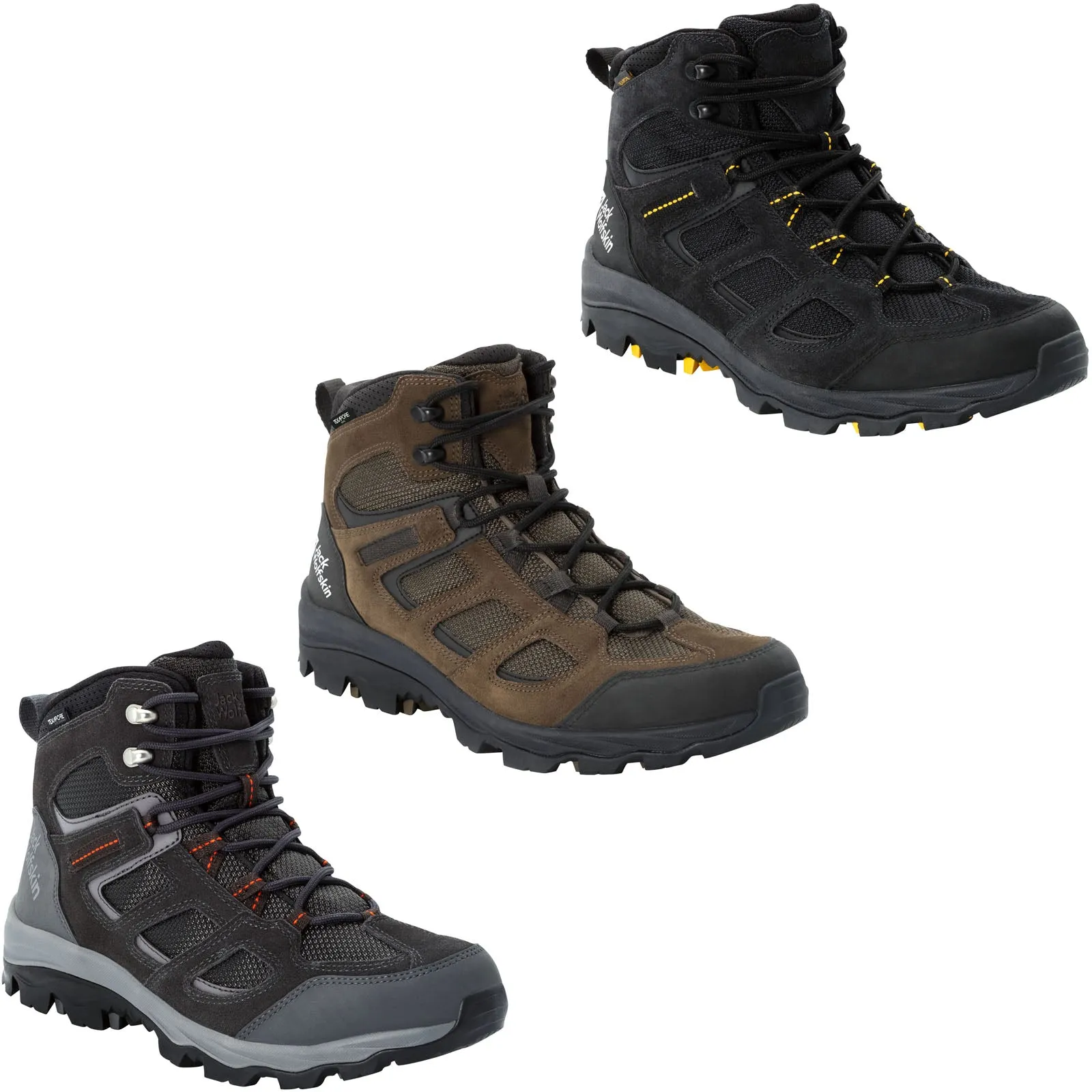 Jack Wolfskin Mens Vojo 3 Texapore Waterproof Walking Boots