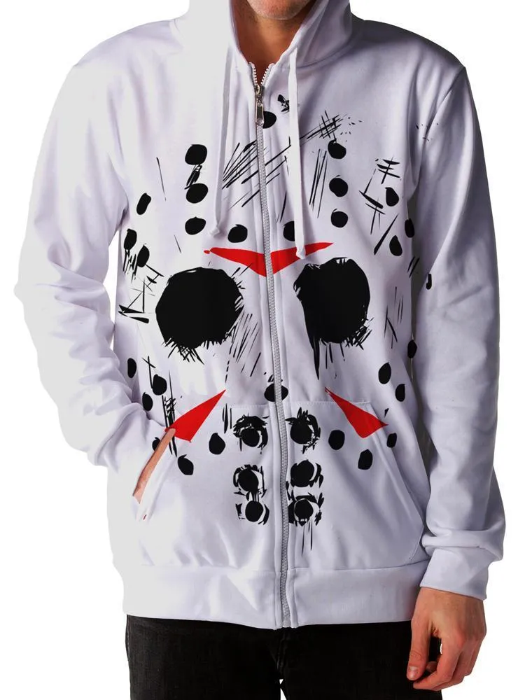 Jason Unisex Zip-Up Hoodie