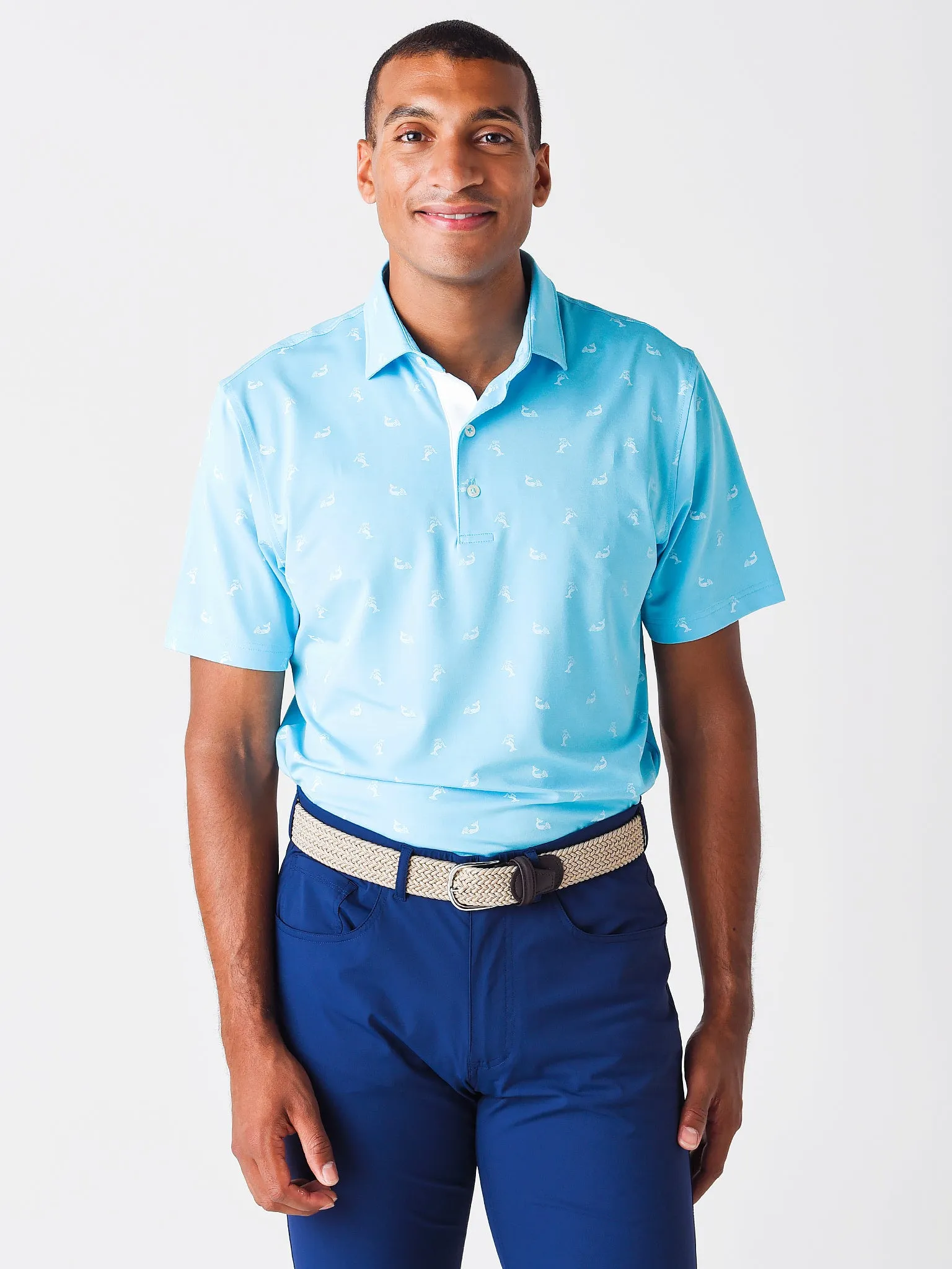     JOHNNIE-O  Men's Bengi Prep-Formance Golf Polo    