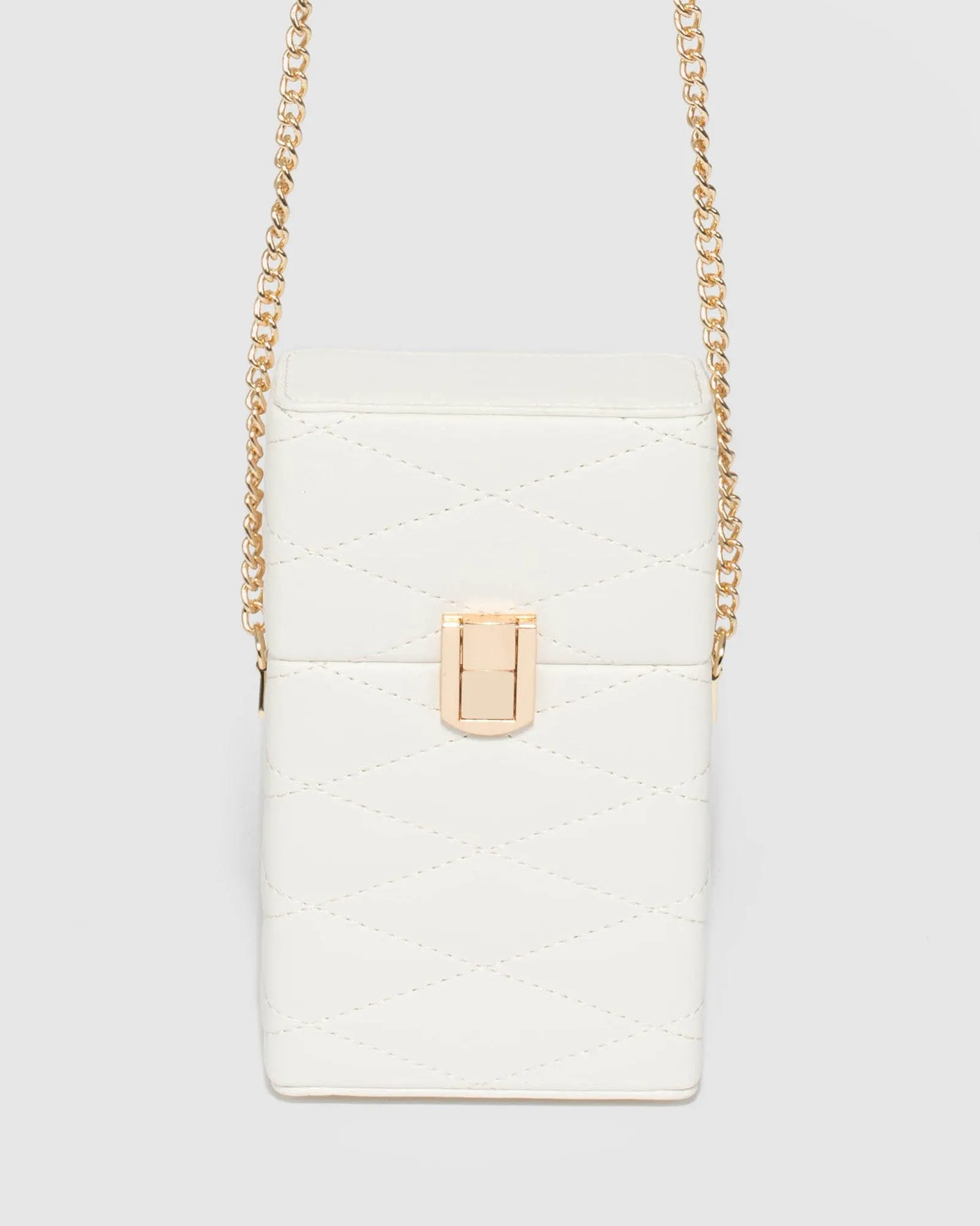 June Box White Crossbody Bag