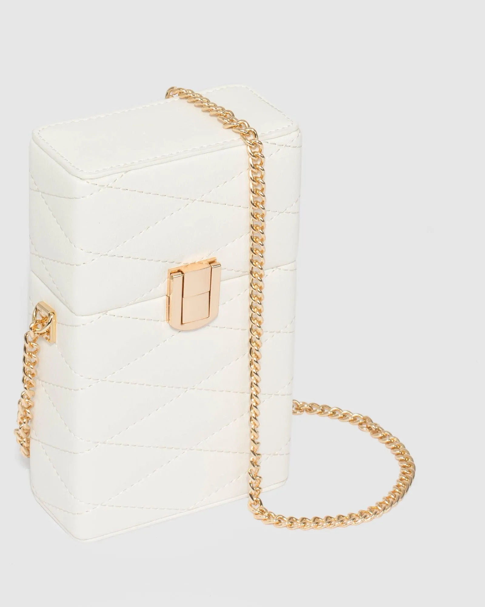 June Box White Crossbody Bag