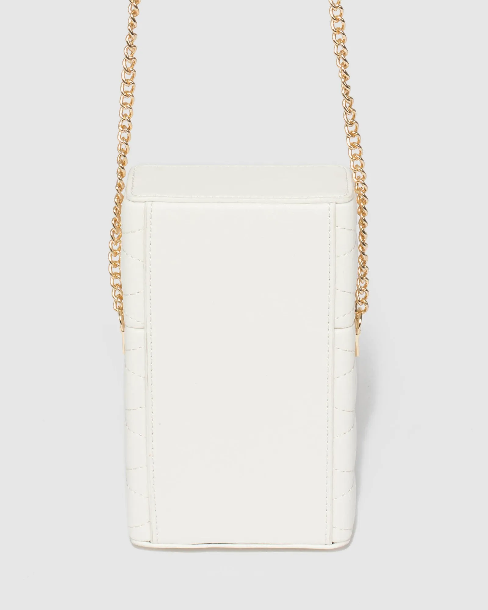 June Box White Crossbody Bag