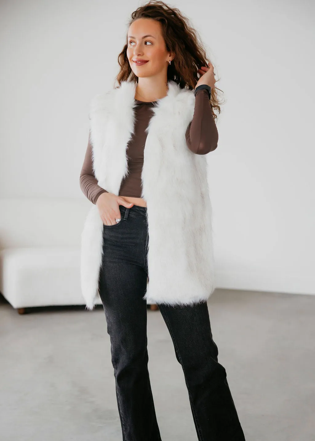 Kaine Faux Fur Vest