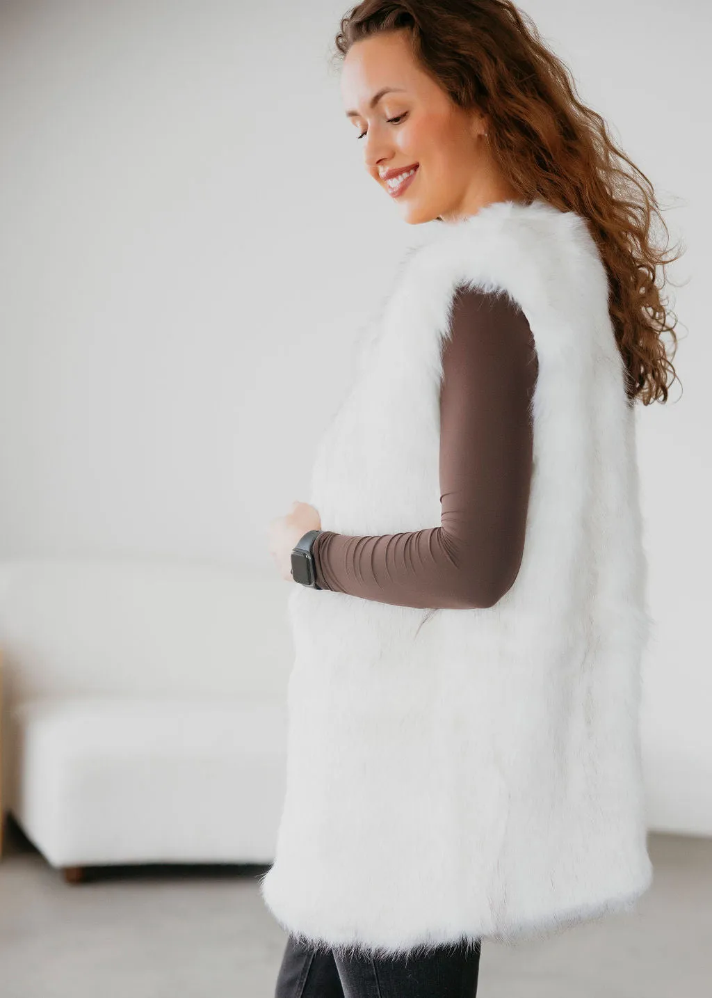 Kaine Faux Fur Vest