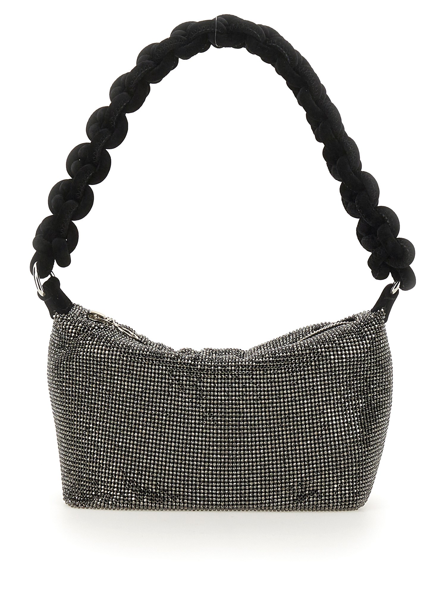 KARA    SHOULDER BAG WITH KNOTTED HANDLE