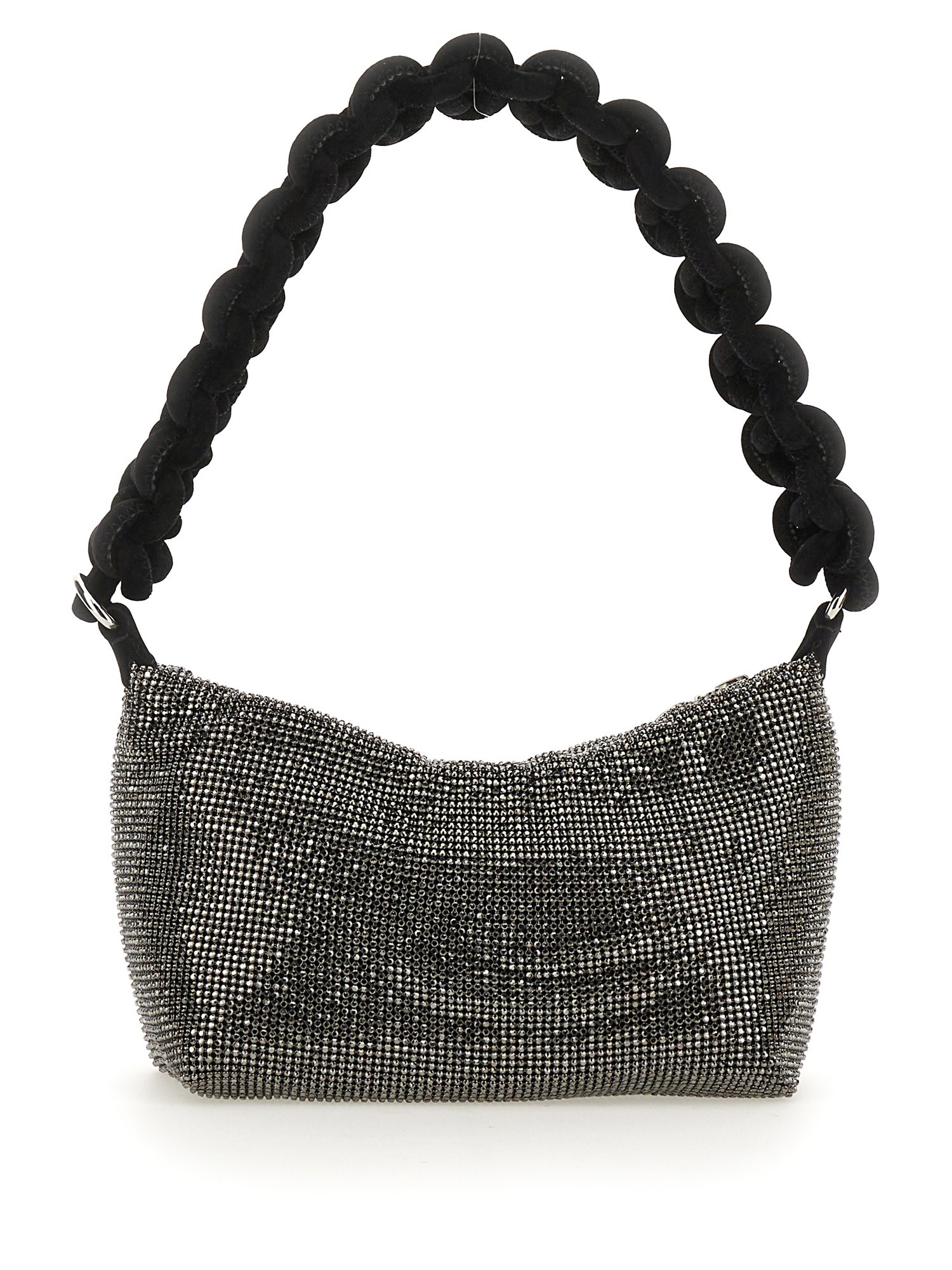 KARA    SHOULDER BAG WITH KNOTTED HANDLE