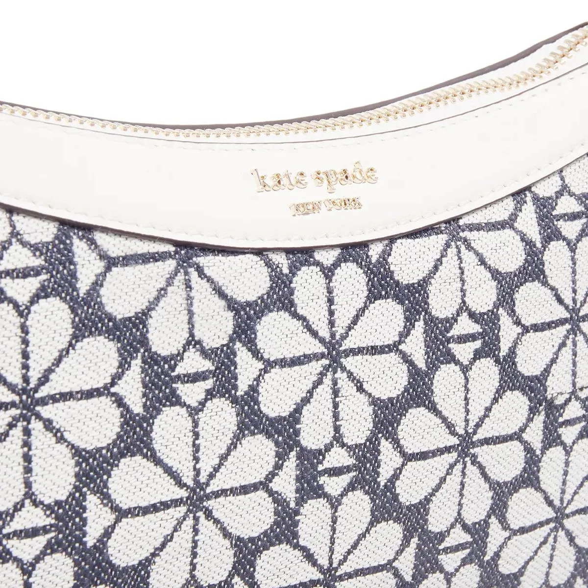 Kate Spade New York  Spade Flower Jacquard Convertible Shoulder Bag charcoal grey multi