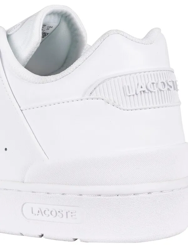 Lacoste Court Cage 0721 1 SMA Leather Trainers - White