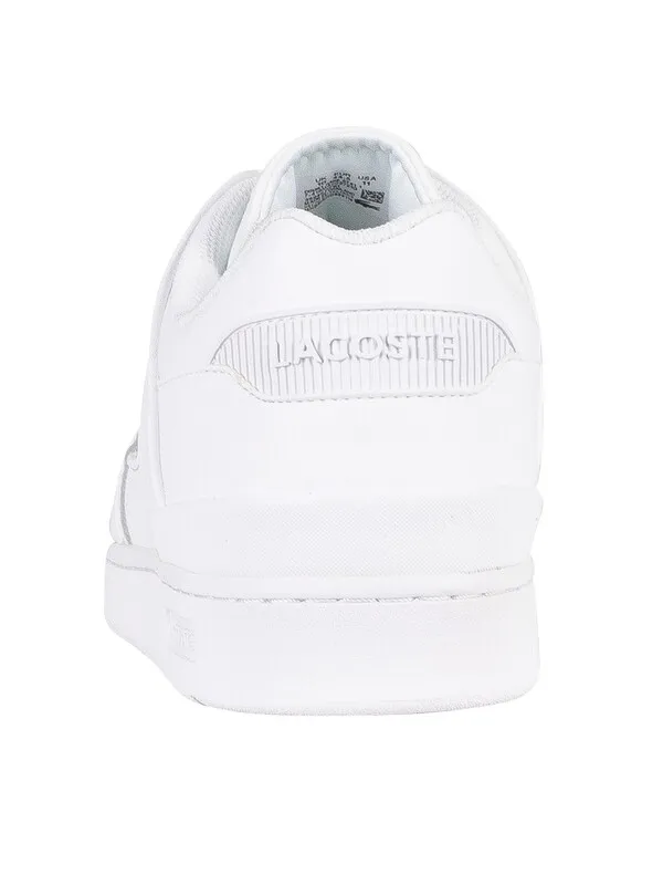 Lacoste Court Cage 0721 1 SMA Leather Trainers - White