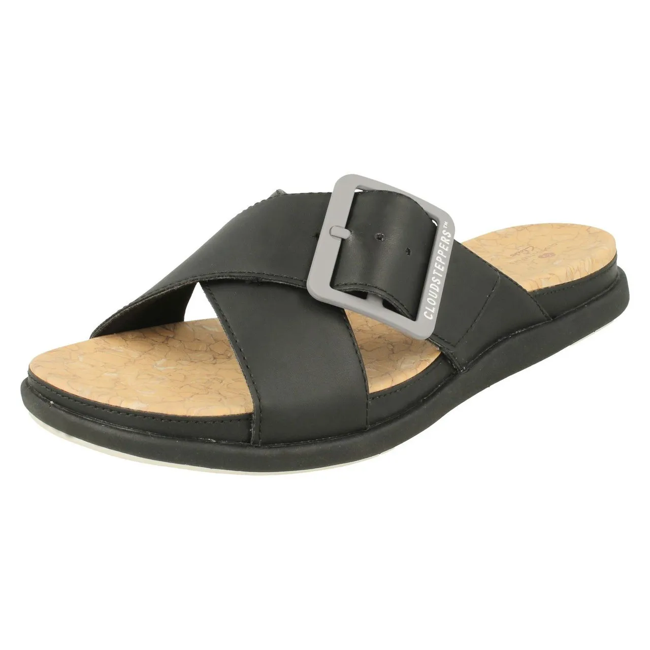 Ladies Cloud Steppers By Clarks Mule Sandals Step June Shell