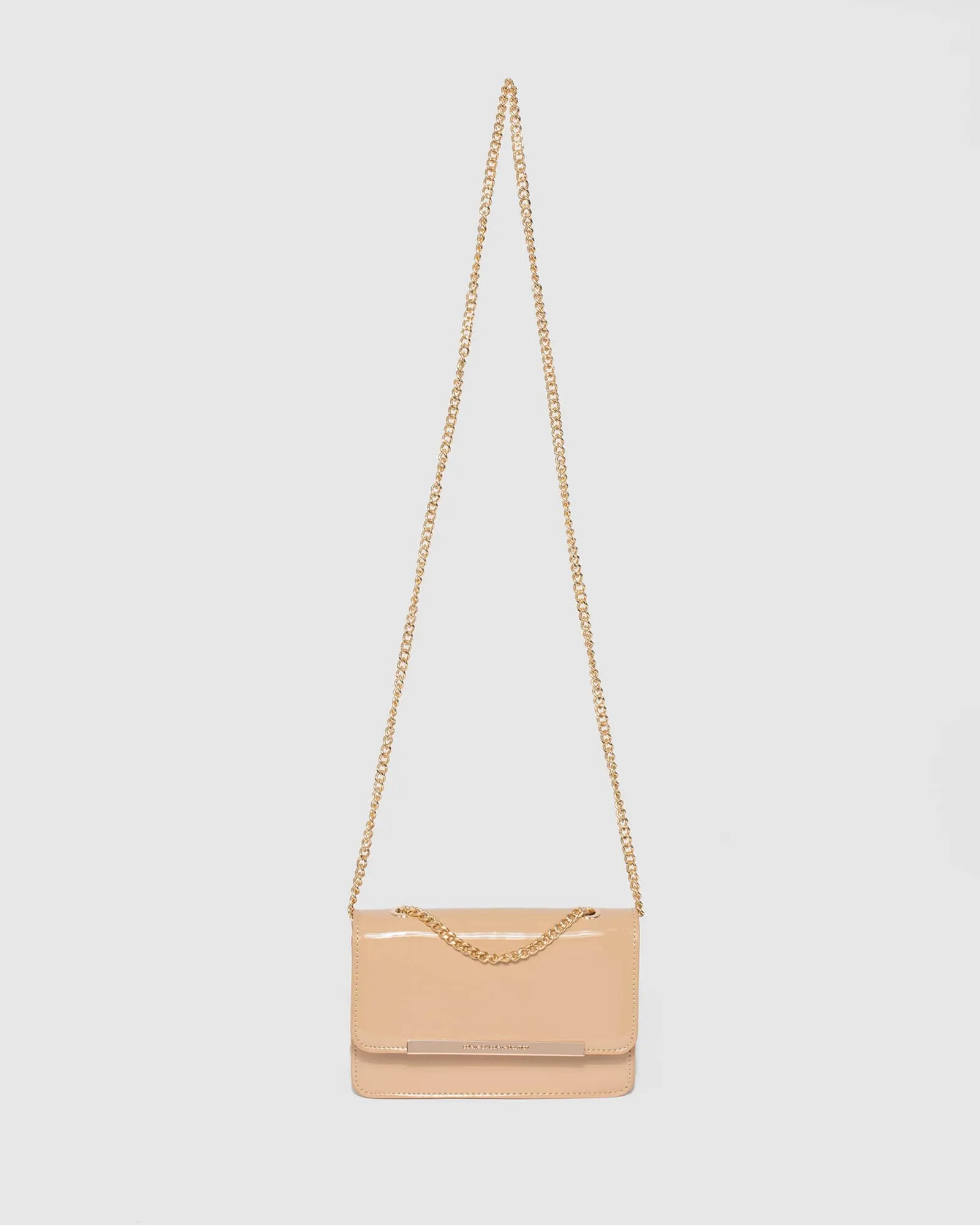 Lauren Chain Natural Crossbody Bag