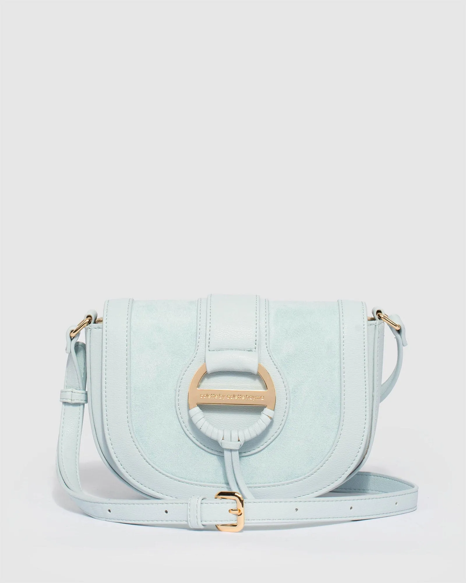 Luz Blue Ring Crossbody Bag