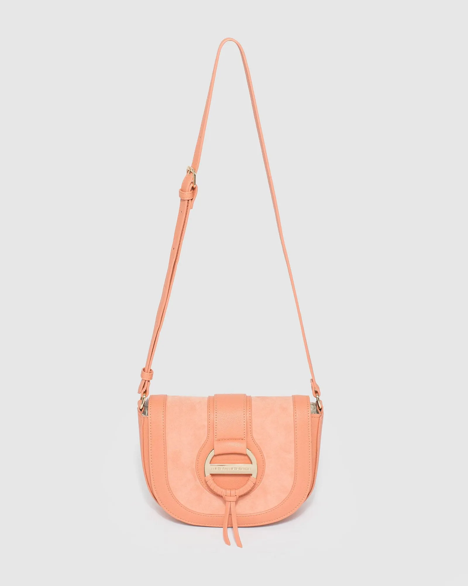 Luz Orange Ring Crossbody Bag