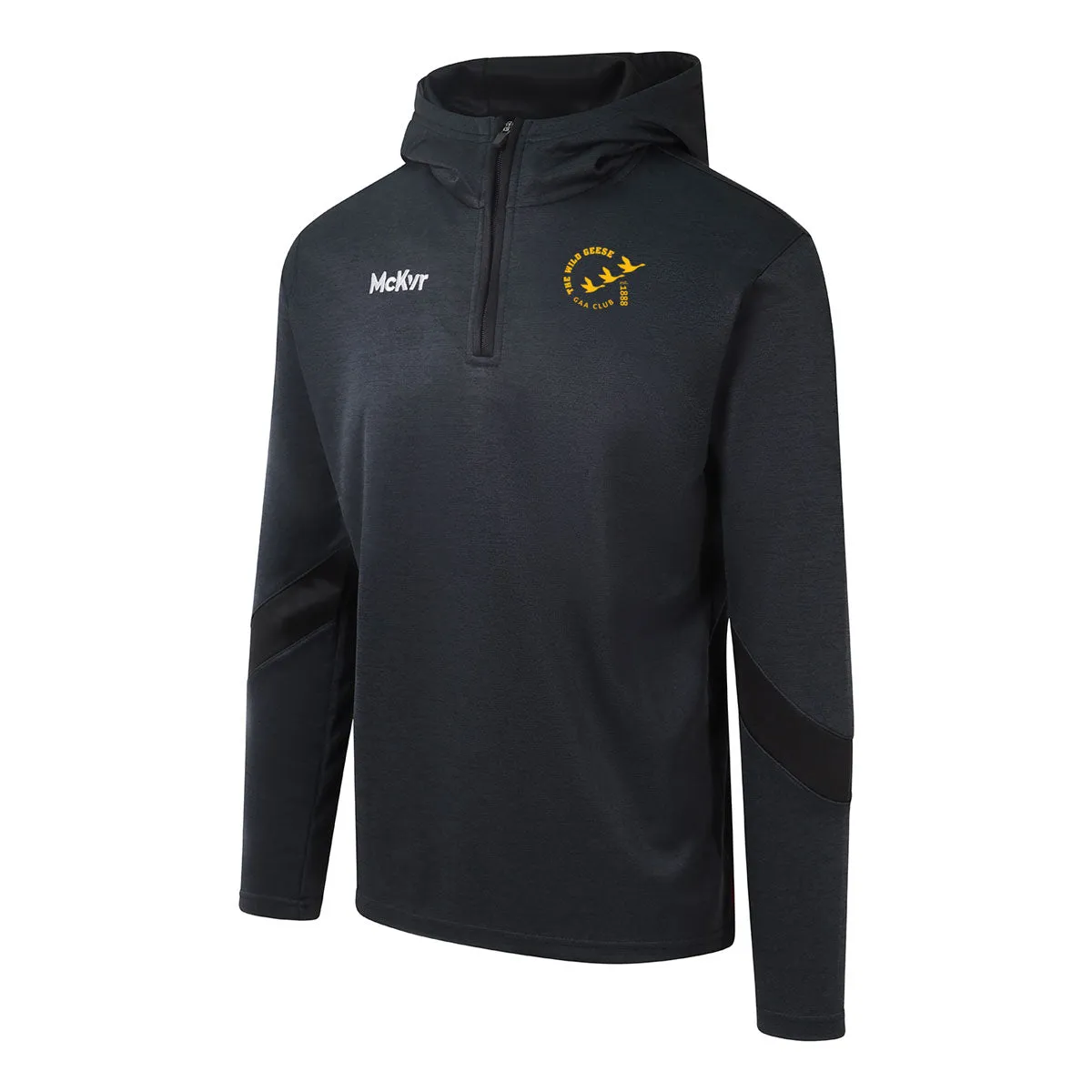 Mc Keever Wild Geese GAA Core 22 1/4 Zip Hoodie - Youth - Black