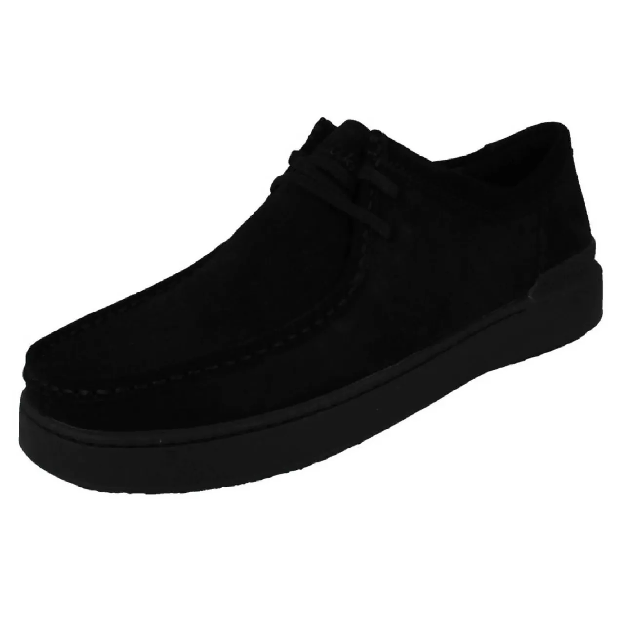 Mens Clarks Casual Lace Up Shoe - CourtLite Seam